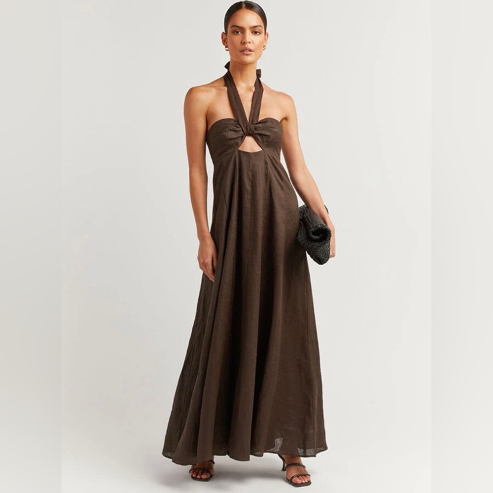 DISSH Brown Maxi Dress